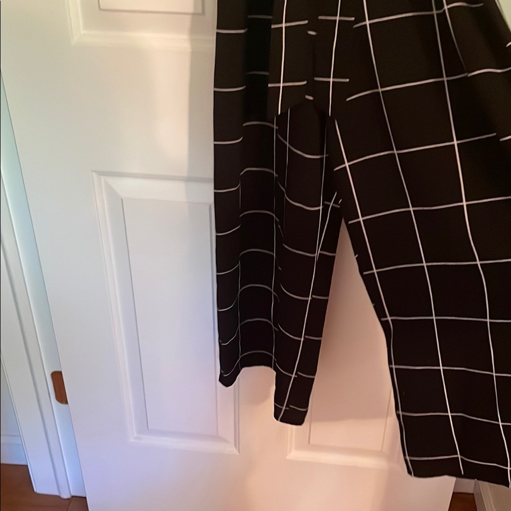 Apt. 9 Black and White Grid Jumpsuit - Picture 3 of 3
